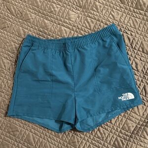 The North Face Girls Teal Athletic Shorts